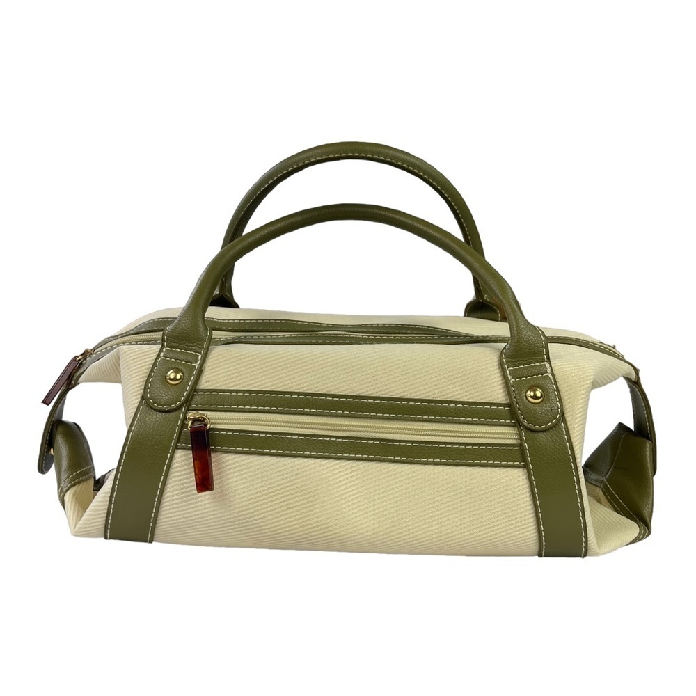 Estée Lauder Beige Olive Tote Shoulder Bag